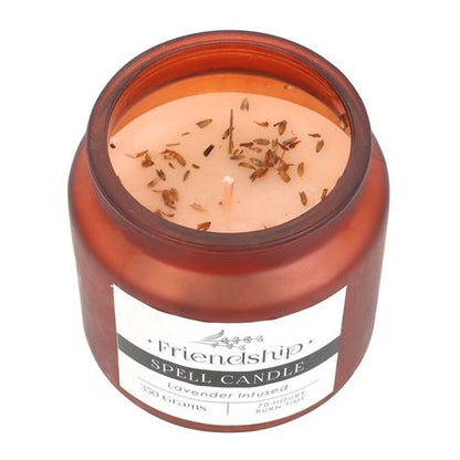 Lavender Infused Friendship Spell Candle